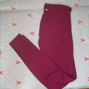 Lululemon wunderunder tights full length